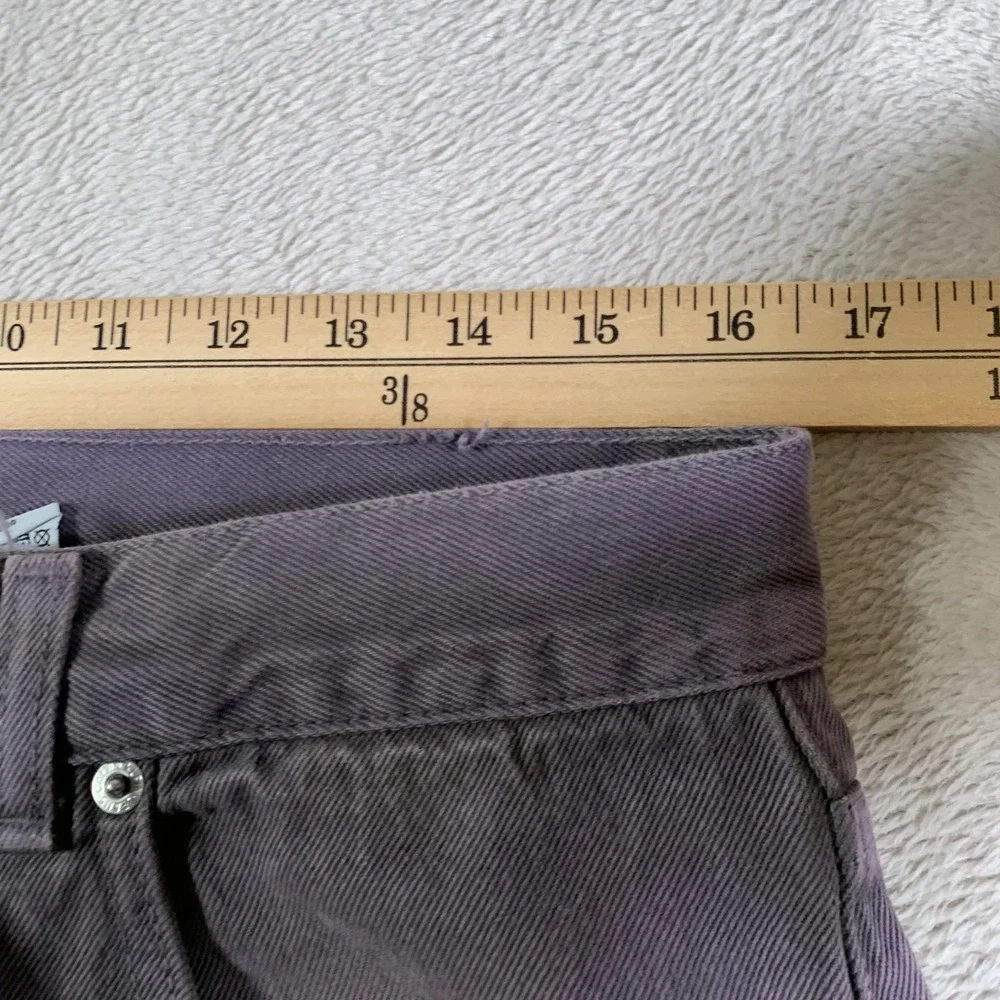 Calvin Klein Jeans Jeans Mens 33x26 Purple Relaxed‎ Fit Straight Leg Denim Pants